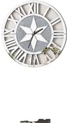  Falóra, kerek kialakítás, dekoratív tükör, Ezüst, 60 cm (24 hüvelyk)