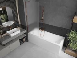 Mexen Next Kádparaván 1 részes 70 x 150 cm, szron, rózsa arany - 895-070-000-00-30-60 Kádparaván (5905315135346)