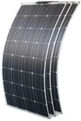  Rugalmas napelemkészlet, 12 V -os kimenet, hajó, autó, lakókocsihoz alkalmas, 300W -os napelem