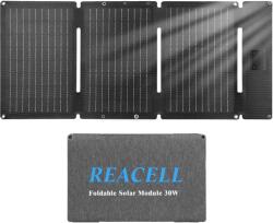 Napelem, összecsukható kivitel, USB-C és USB-A töltőportok, 1 db