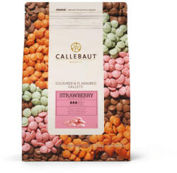 Callebaut Belga csokoládé pasztilla, rózsaszín, eper ízű 2, 5kg