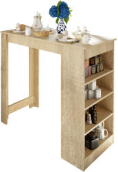 Tempo Bárpult, tölgy sonoma, 117x57 cm, AUSTEN - pepita