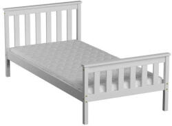 Komforttéka Alion Fenyő Ágykeret - 90x200 cm - Fehér