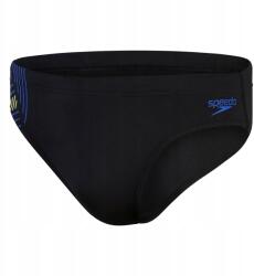 Speedo Fürdőnadrág Speedo Tech Pnl 7CM Brief Black/chroma Blue/spritz 30 (8-00300514540)