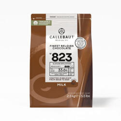 Callebaut Belga tejcsokoládé, 33, 6%, 2, 5kg