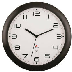 Alba Rádióvezérlésű Falióra - 30cm, Csendes, Fekete