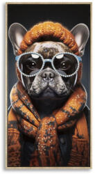  Lakkozott falfestmény kerettel bad bully -a- 42, 5x2, 8x82, 5cm (032575000A)