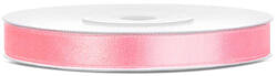  Szatén Dekorszalag - Világos Pink - 6mm x 25m