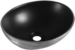 Mexen Elza Mosdó - Fekete Matt/Ezüst - 40x33 cm (5907709156517)