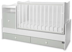 Lorelli Trend PLUS kombi ágy 70x165 - White & amp; Milky Green ÚJ
