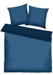 Tom Tailor Pamut ágynemű 200x220 Tom Tailor sötétkék csíkos erősítő párnahuzatok 80x80
