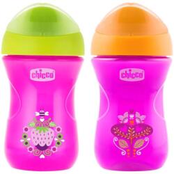 Chicco Easy Cup pohárperemű itatópohár 266 ml rózsaszín (CH00696110)