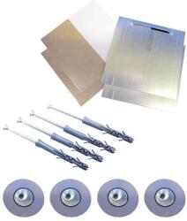  Tükörrögzítő fehér műa. csom. +tipli