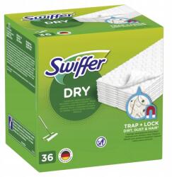 Swiffer Dry Törlőkendő Utántöltő Száraz Felmosóhoz Összegyűjti A Port Szőrt Piszkot 36 Db (247483)