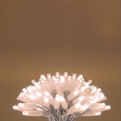 Somogyi Elektronic KSIW100WW Sorolható Izzósor, 100 LED, Fehér Vezeték, Kültéri