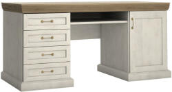 TEMPO KONDELA Számítógépasztal, északi fenyő/vadtölgy, ROYAL B1 - pepita