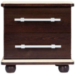 Komforttéka Clair Noir Éjjeliszekrény - Fenyőfa - 42x35x41 cm