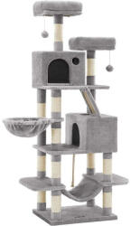 Feandrea Játszókészlet macskáknak, FEANDREA, 55 x 45 x 168 cm, világosszürke PCT165W01