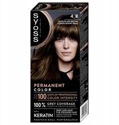 Syoss Hajfesték Tartós Permanent Color 4-8 Csokoládébarna (9000100633314)