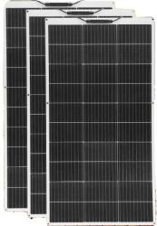  Napelem, nagy hatékonyságú, rugalmas kialakítás, 3db napelem