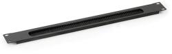 TRITON 19" 1U fekete fésűs kábel rendező panel RAB-ZP-X03-A6 (RAB-ZP-X03-A6)