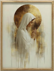  VÁSZONFESTMÉNY CSENDES IMÁDSÁG MÁRIA FALHOZ 70x100 CM KERET NÉLKÜL