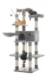 Feandrea XXL Luxus Macskafa Világosszürke 164 cm Többszintes (PCT087W01)