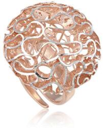  Periklis Áttört Korall Ezüst Gyűrű - Rozea