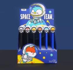 QX Űrállatka mintás zselés toll - többféle