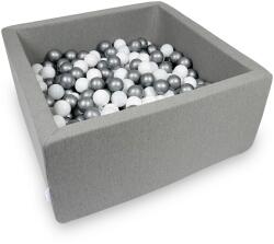  Négyzet alakú labdamedence középszürke - pepita - 48 289 Ft