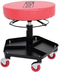  KS Tools 500.8030 Gurítható Műhely ülés - Fekete/Piros (500.8030)