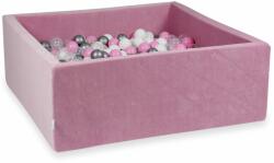  Négyzet alakú labdamedence rózsaszín 110x110cm - pepita - 59 789 Ft