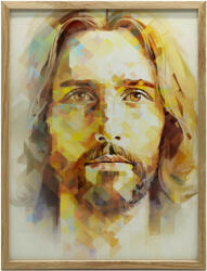  VÁSZON FESTMÉNY MODERN JÉZUS ARC KERET NÉLKÜL 70x100 CM