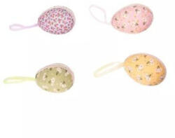 Színes textillel borított tojás - többféle (068884)