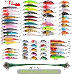  84 db, Crankbait, Minnow, Popper, Wobbler Bass Baits, 84 db