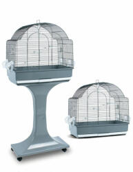  Madárkalitka Chiara Grey - 59 x 36 x 60 cm (állvány nélkül) - pepita