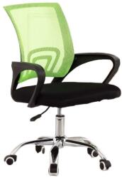 Pepita Scaun pivotant ergonomic de birou Pepita - black-lime (20112401)