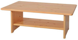 Komforttéka Tibi dohányzóasztal - Tömör fenyő - Tégla alakú