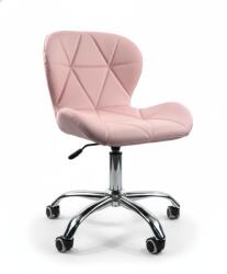 Pepita Velario Eco-piele Scaun pivotant de birou - roz (HC-U06F)