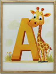  PREMIUM VÁSZONFESTÉS ZSIRÁF KALAND KERET NÉLKÜL 70x100 CM