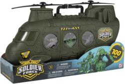 Chap Mei Plastic Toys Set de figurine Chap Mei Soldier Force - Elicopter cu soldați, 100 de piese (545036) Figurina