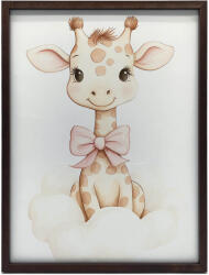  VÁSZON FESTÉS KIS ZSIRÁF FELHŐRE KERET NÉLKÜL 50x70 CM VÁSZON