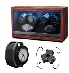 Klarstein Rotomat 6 óra ékszerdoboz vitrin sebesség fa megjelenés (10045572)