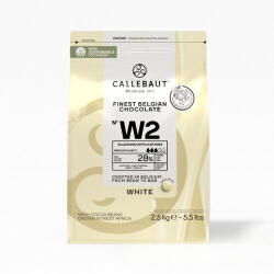Callebaut Belga fehér csokoládé, 28%, 2, 5kg