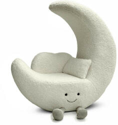 King Home MOON Gyerek Fotel Fehér Plüss Hold (KH1501100349)