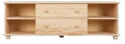 Komforttéka Fenyőfa TV Állvány - 4 Fiókkal - Modern Design