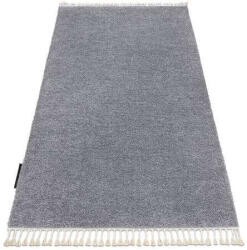 Berber Kab. Szőnyeg BERBER 9000 világos szürke Rojt shaggy 120x170 cm