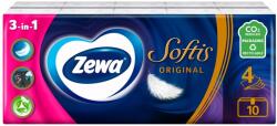 Zewa Softis Original 4 rétegű Papír zsebkendő - Illatmentes 10x9db (7322541110776)