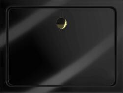 Mexen Slim Zuhanytálca - Akril - 130x80 cm - Fekete (5907709150126)