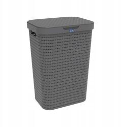 Rotho Szabadonálló szennyestartó kosár Rotho 55l szürke (1032708853)